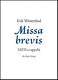 Missa Brevis SATB Choral Score cover